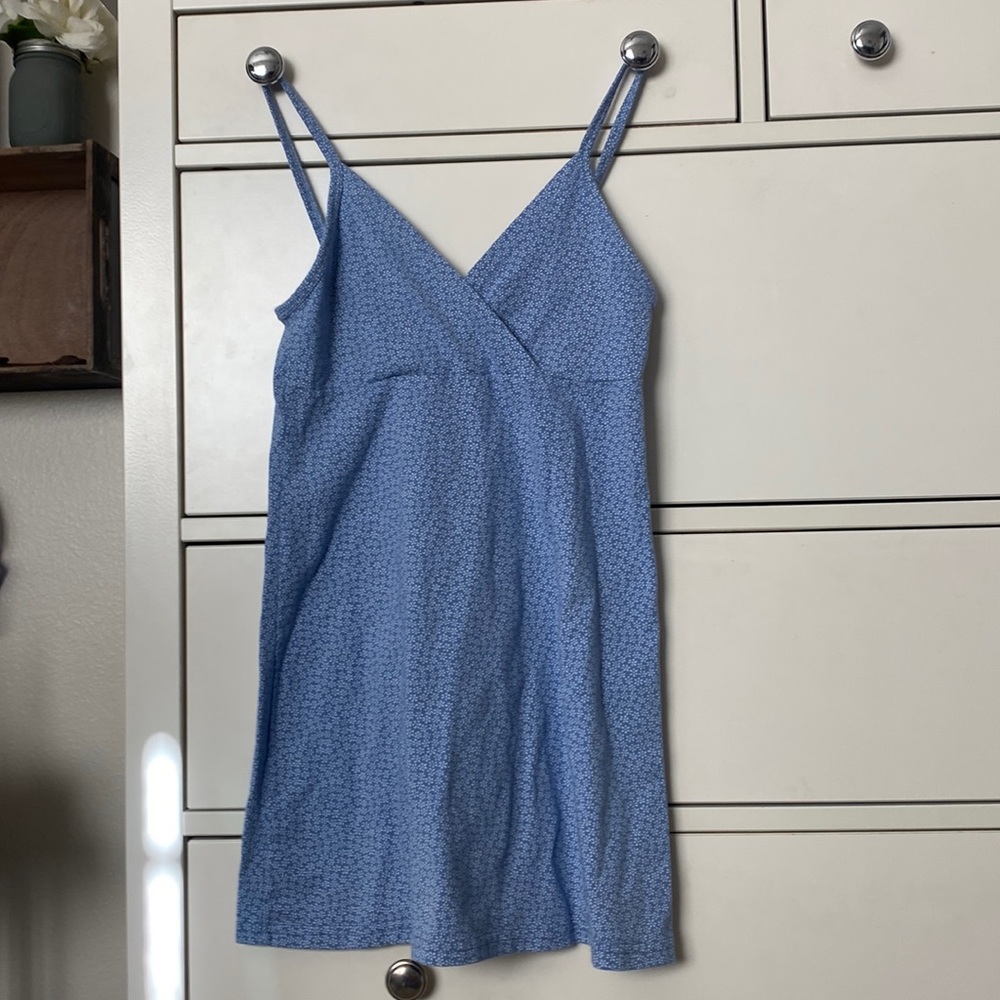 Blue Flower Brandy Melville mini dress